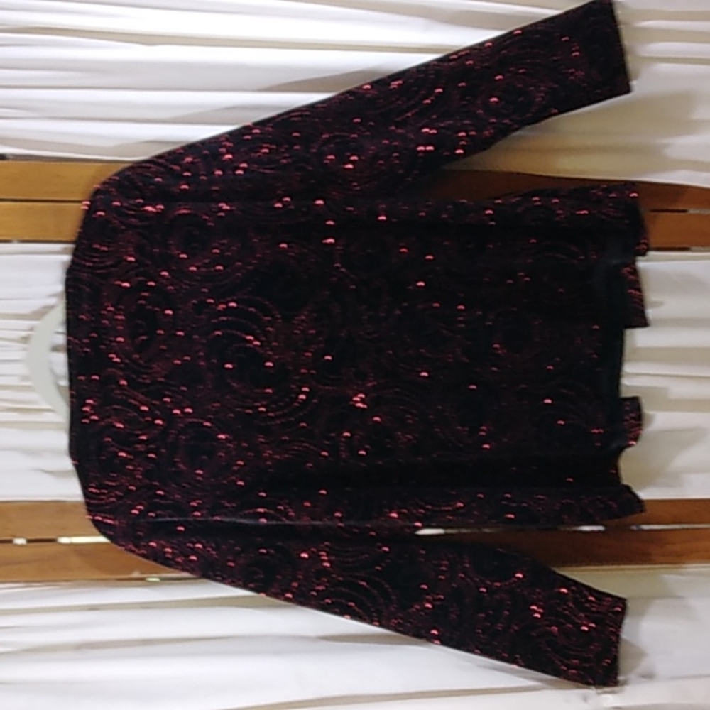 **Notations Sparkling Evening Jacket Top Size 2x … - image 7